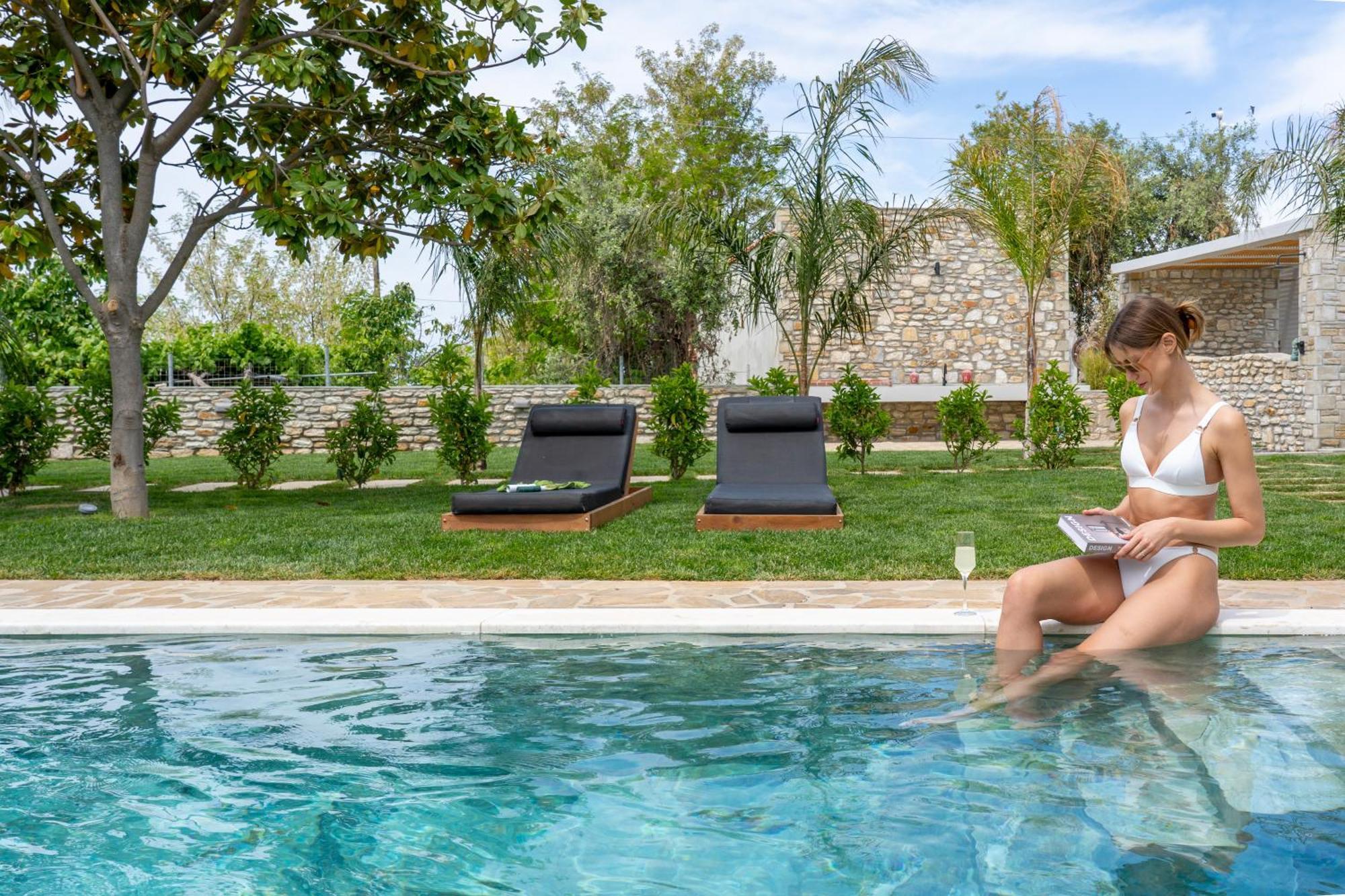 Stone Village Skala Maries สกาลา มาริออน ภายนอก รูปภาพ